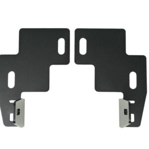 32" Lower Bumper Hidden LED Light Bar Mounting Brackets For 2014-2022 Chevy Colorado