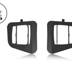 LED Fog Light Pod Replacement Mounting Brackets For 2014-2021 Toyota Tundra