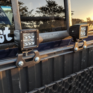 Bed Rail LED Pod Brackets Kit For Toyota Truck