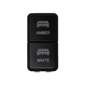Dual Function Toyota OEM Style "AMBER & WHITE" Switch Tall Style