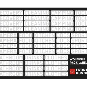 Wolf/Cub Pack Campsite Organizing Labels