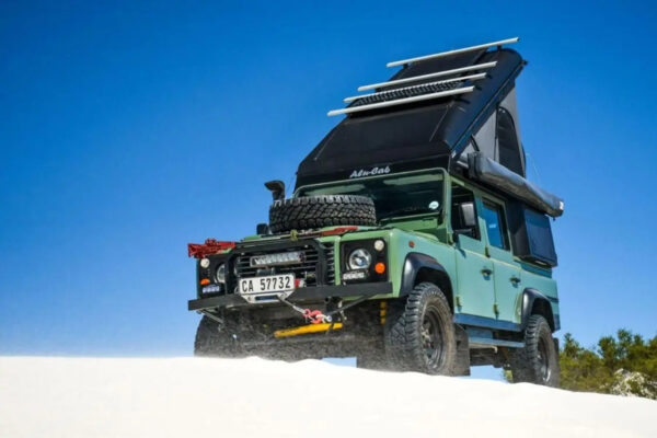 Land Rover Defender 110 (White) - Alu-Cab Icarus Roof Conversion