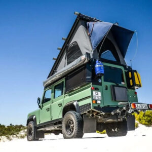 Land Rover Defender 110 (White) – Alu-Cab Icarus Roof Conversion Land Rover Defender 110 (White) – Alu-Cab Icarus Roof Conversion