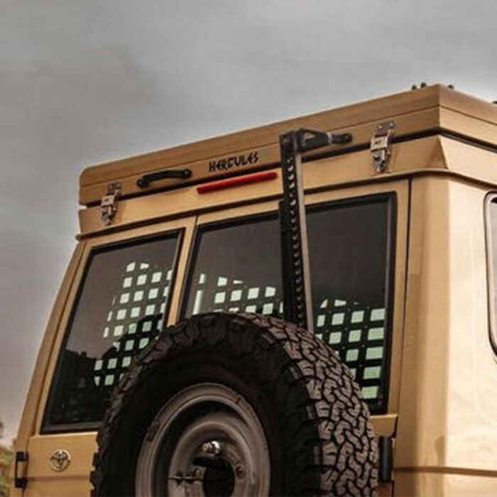 Land Cruiser LC78 (78-Series Black) - Alu-Cab Hercules Roof Conversion