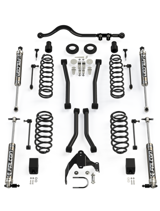 3'' Trail Select Adventure Kit W/ Falcon 2.1 Shocks for Jeep JK Wrangler (2007-2018)